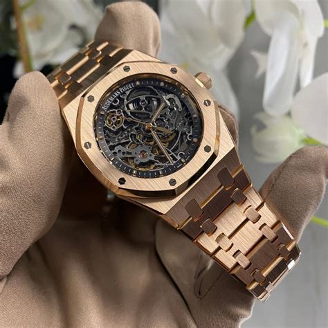 audemars piguet royal oak rose gold 39mm skeleton|audemars piguet rose gold price.